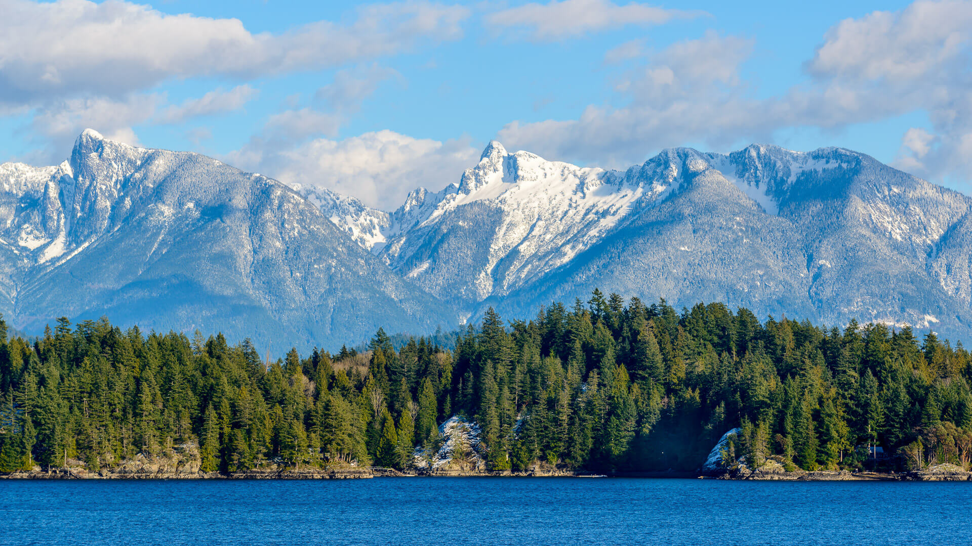 coast line of Vancouver Canada