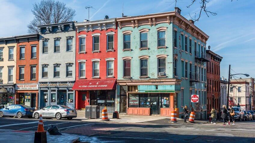 street in Hoboken New Jersey