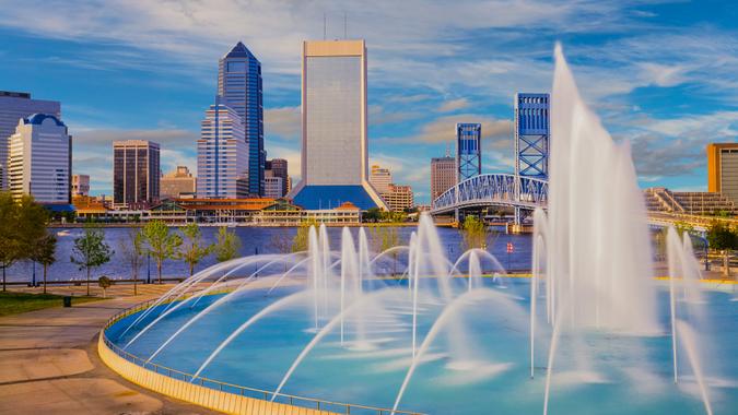 Friendship Fountain in Jacksonville Florida