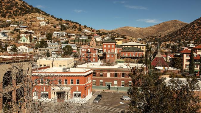 Bisbee Arizona in Sierra Vista-Douglas metropolitan area