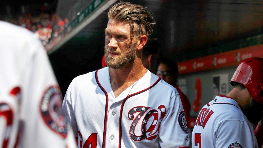 Bryce Harper former Washington Nationals baseball player