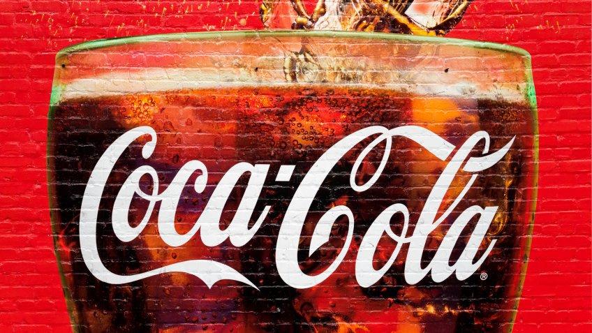 Coca-Cola mural in Atlanta Georgia