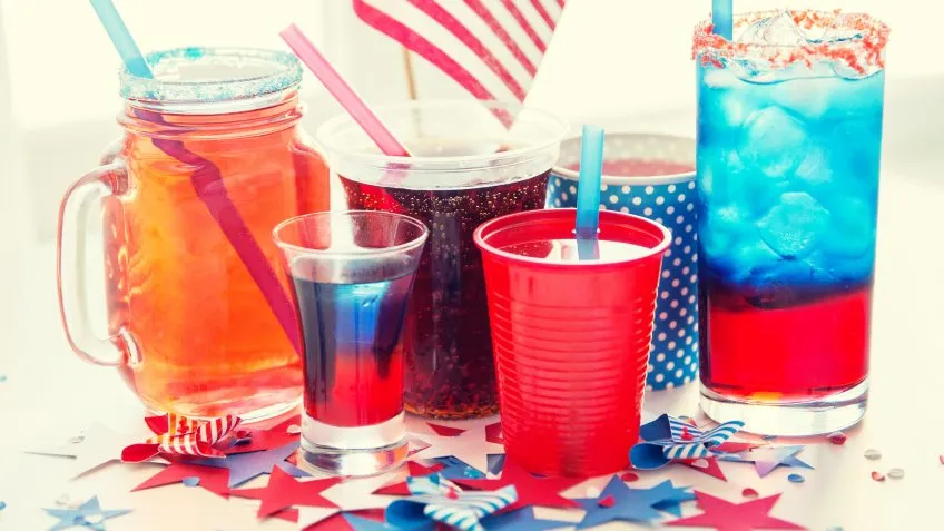 American Independence Day cocktails and drinks
