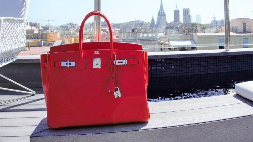 Hermes Birkin bag in Barcelona