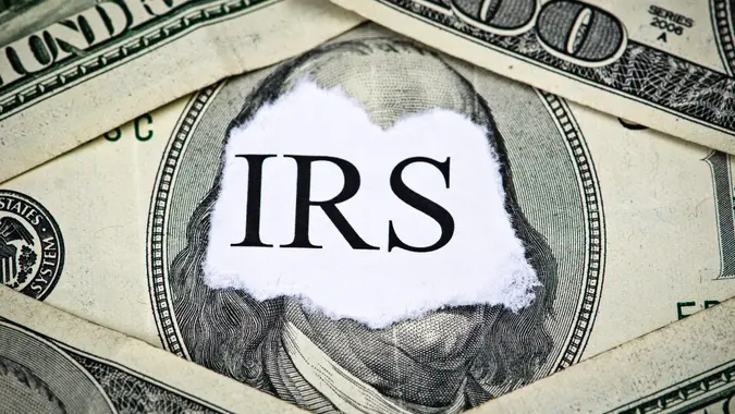 IRS money concept