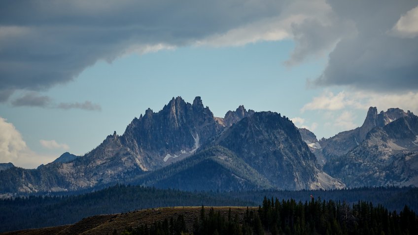 Idaho Sawtooth Mountain Range