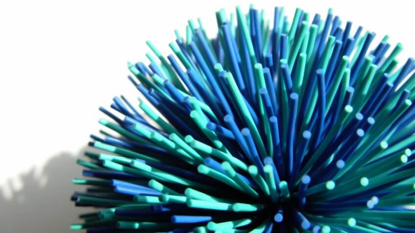 bluegreen koosh ball.