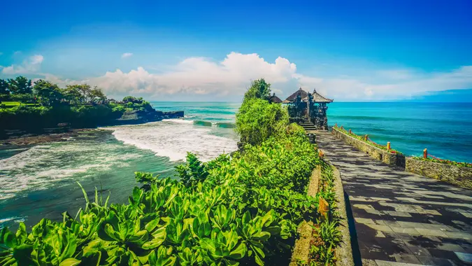 Tanah Lot Temple, Bali Island, Indonesia.