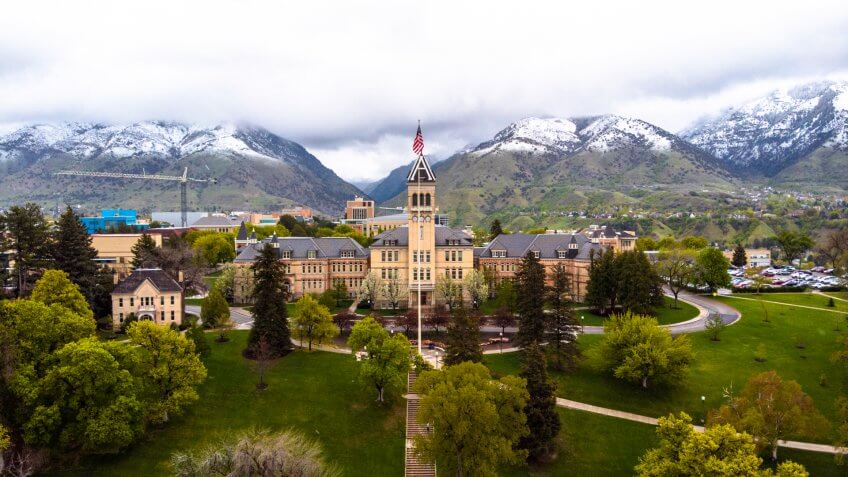 Utah State University in Logan Utah