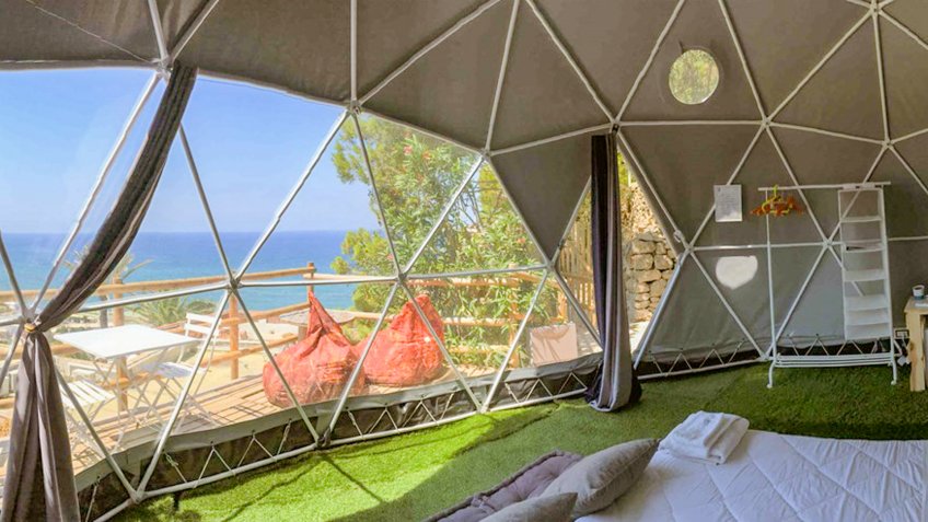Luxury Camping Dome in Ischia Italy