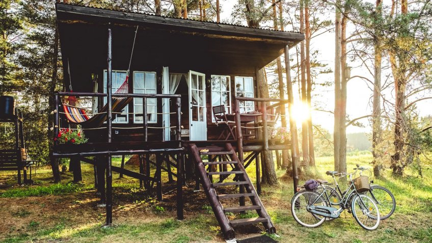 Peaceful Treehouse Near Vilnius, Lithuania