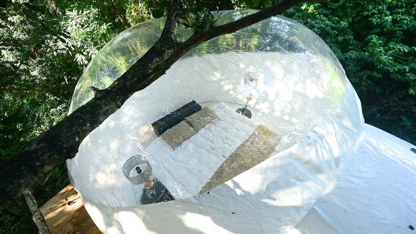 Bubble Tent With Resort Amenities in Playa del Carmen Quintana Roo Mexico