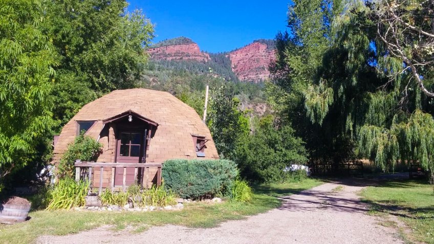 Mountainside Dome Near Ute Mountain Colorado