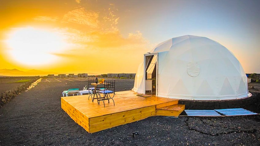 Dome With a View in Lanzarote Canary Islands Spain