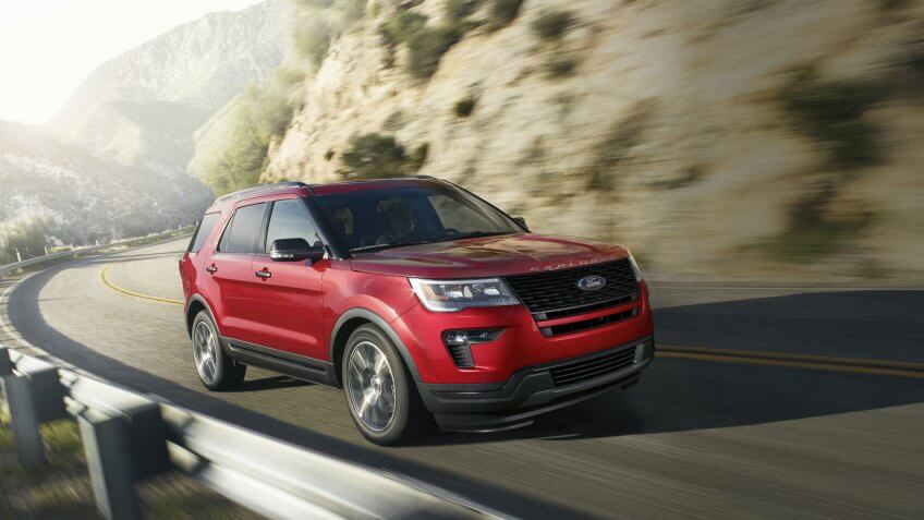 2019 Ford Explorer Sport - Ruby Red Metallic.