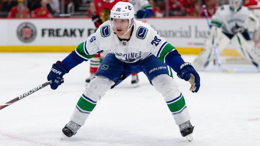 Antoine Roussel Vancouver Canucks hockey athlete
