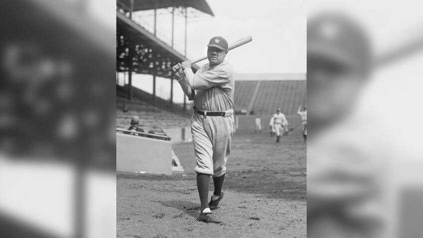 Babe Ruth baseball successful athlete