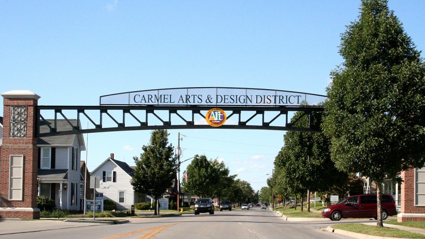 Carmel Indiana art and design district