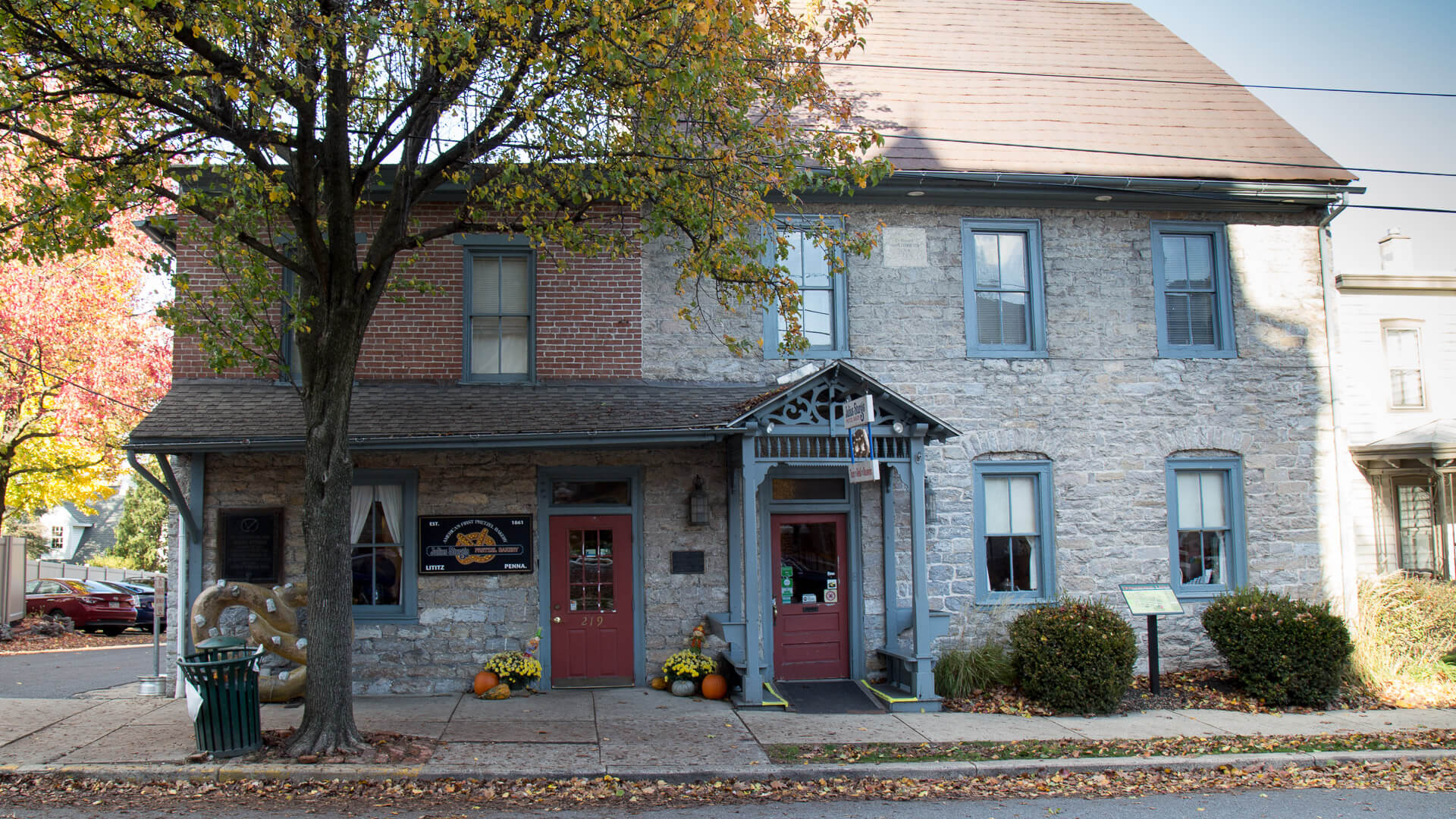 Julius Sturgis Pretzel House in Lititz Pennsylvania