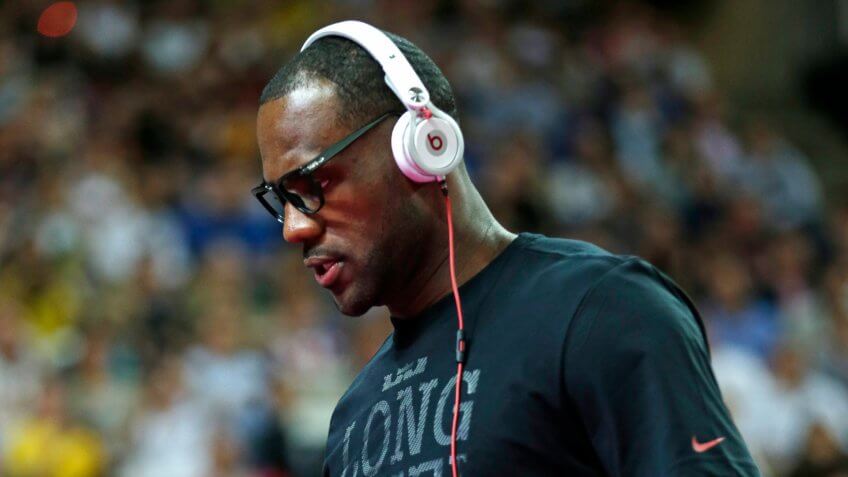 LeBron James basketball successful athlete