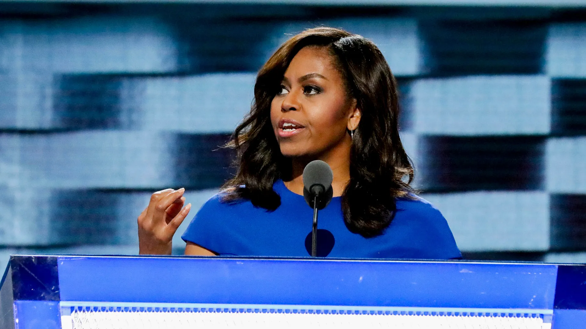 Michelle Obama on the campaign trail