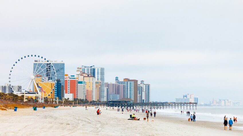 Myrtle Beach waterfront.