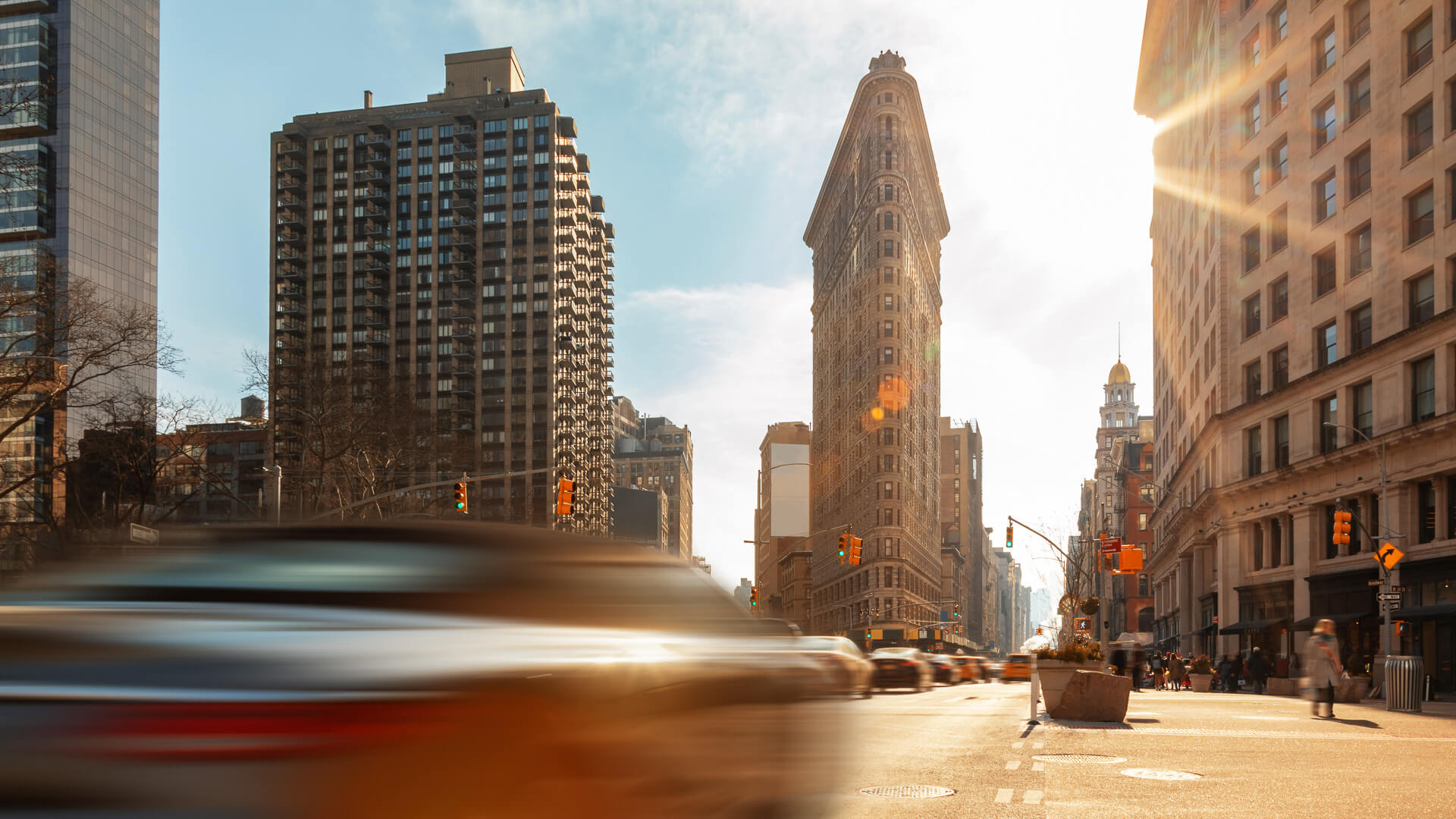 New York City with Flatiron Building