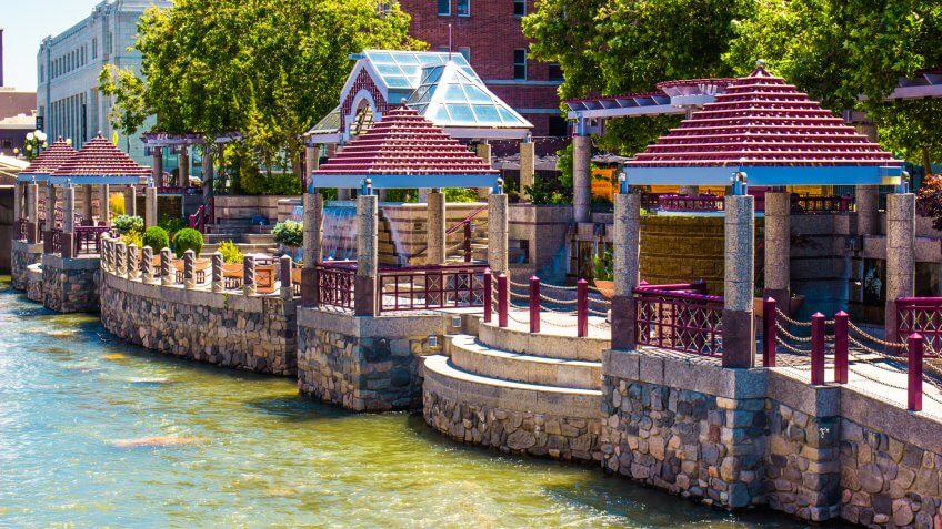 River Walk in Downtown Reno, Nevada