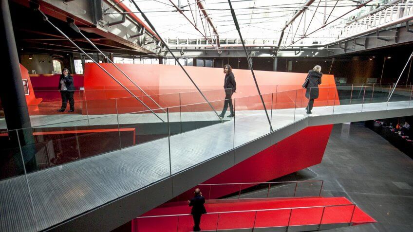 Rome Museum of Contemporary Art designed by Odile Decq female architect