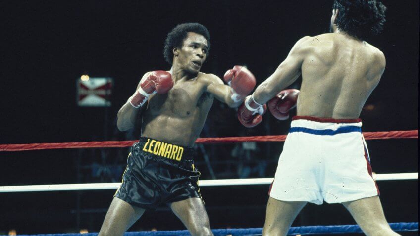 Sugar Ray Leonard boxer successful athlete