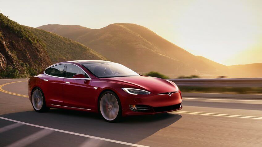 Tesla Model S luxury car