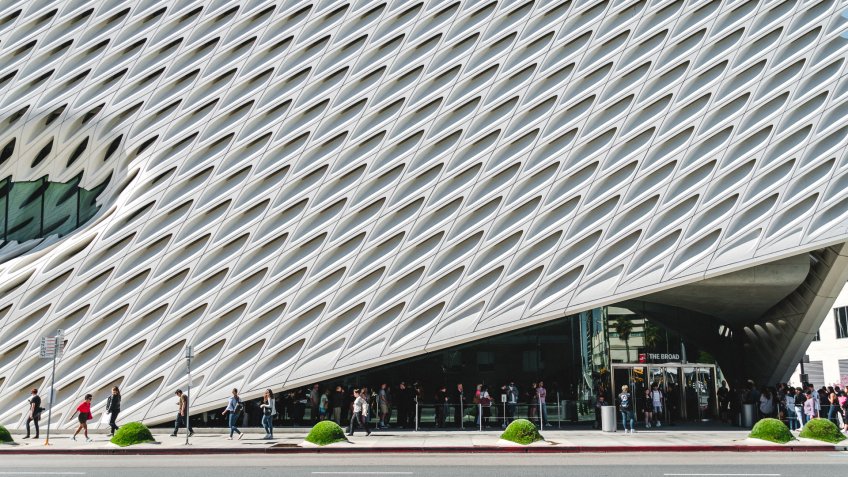 The Broad designed by Diller Scofidio and Renfro female architect