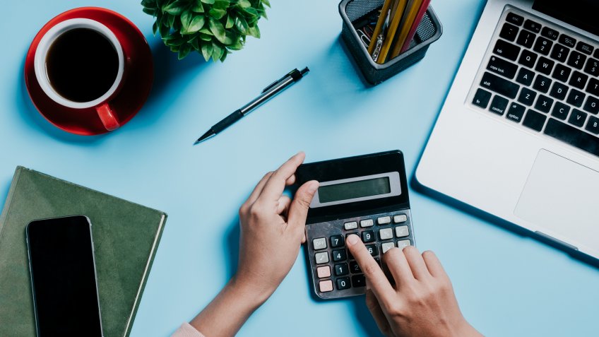 using calculator