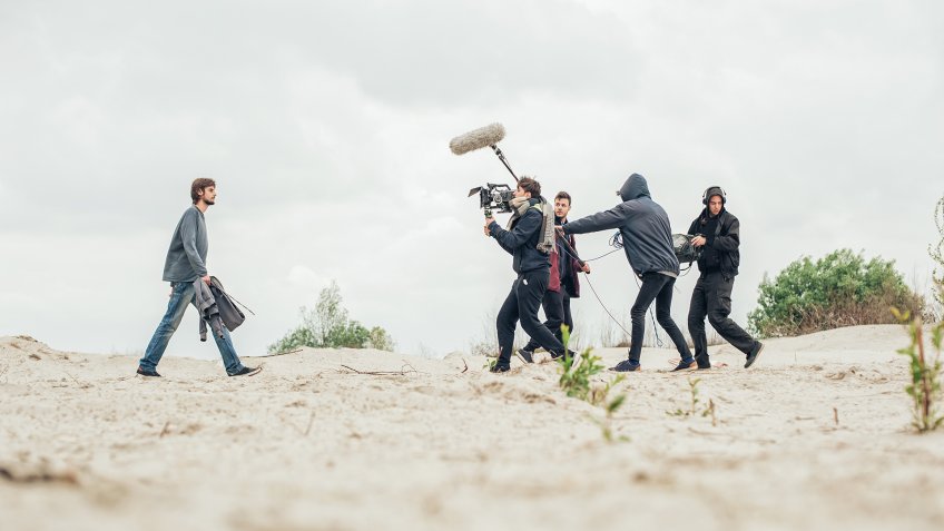 Behind the scene.