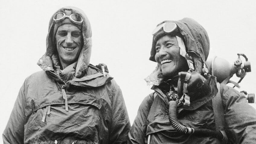 Edmund Hillary and Tenzing Norgay