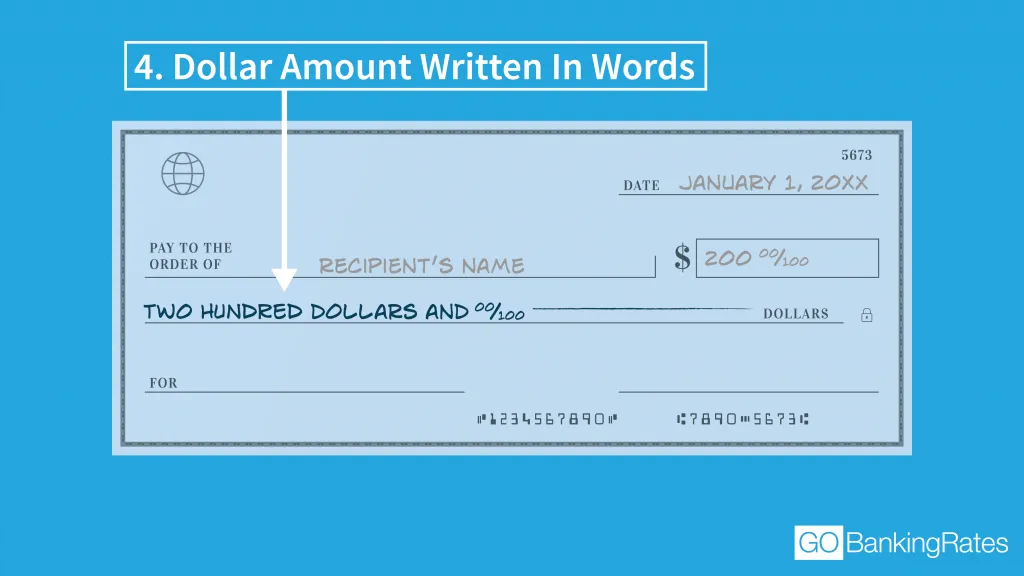 How To Write Dollars and Cents on a Check