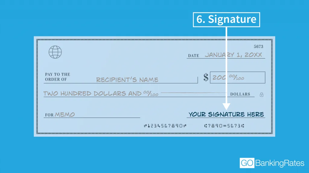 how to write a check