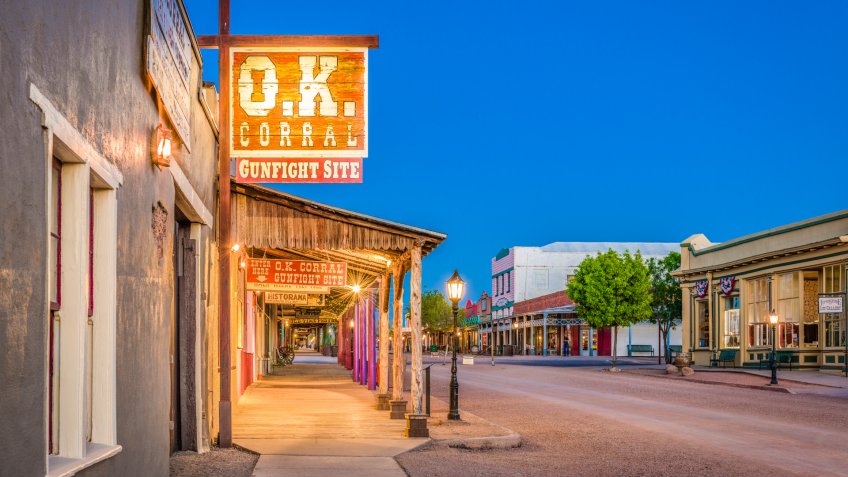 TOMBSTONE, ARIZONA - APRIL 17, 2018: The O.