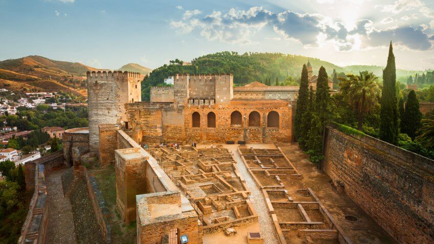 Alhambra de Granada in Spain
