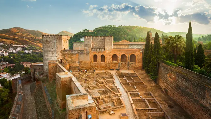 Alhambra de Granada in Spain