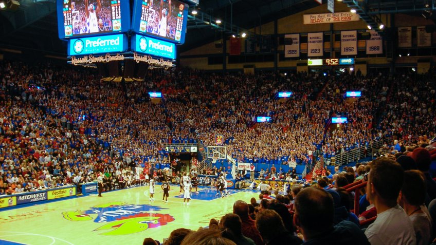 Allen Fieldhouse Kansas NCAA basketball