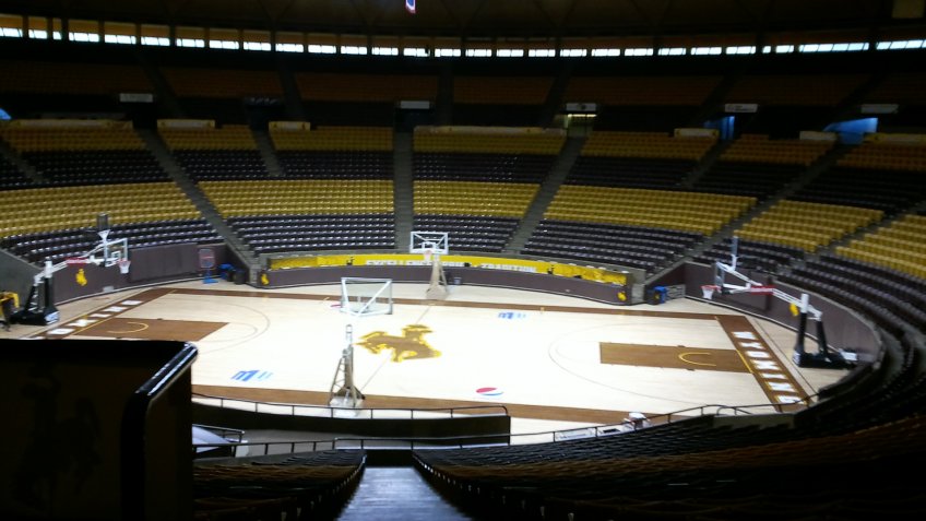 Arena Auditorium Wyoming NCAA basketball