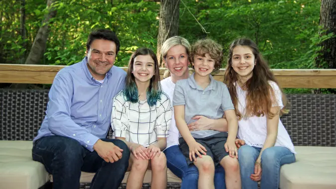 Cameron Huddleston family portrait