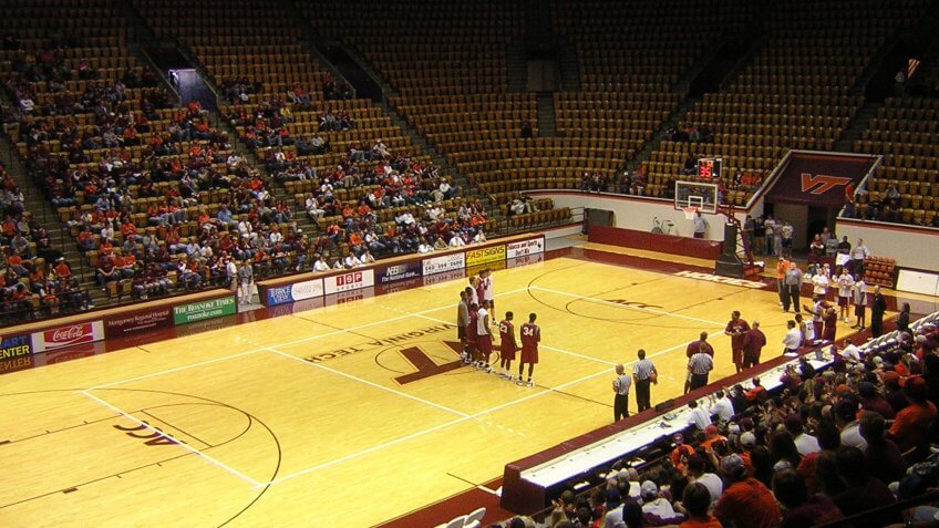 Cassell Coliseum Virginia NCAA basketball