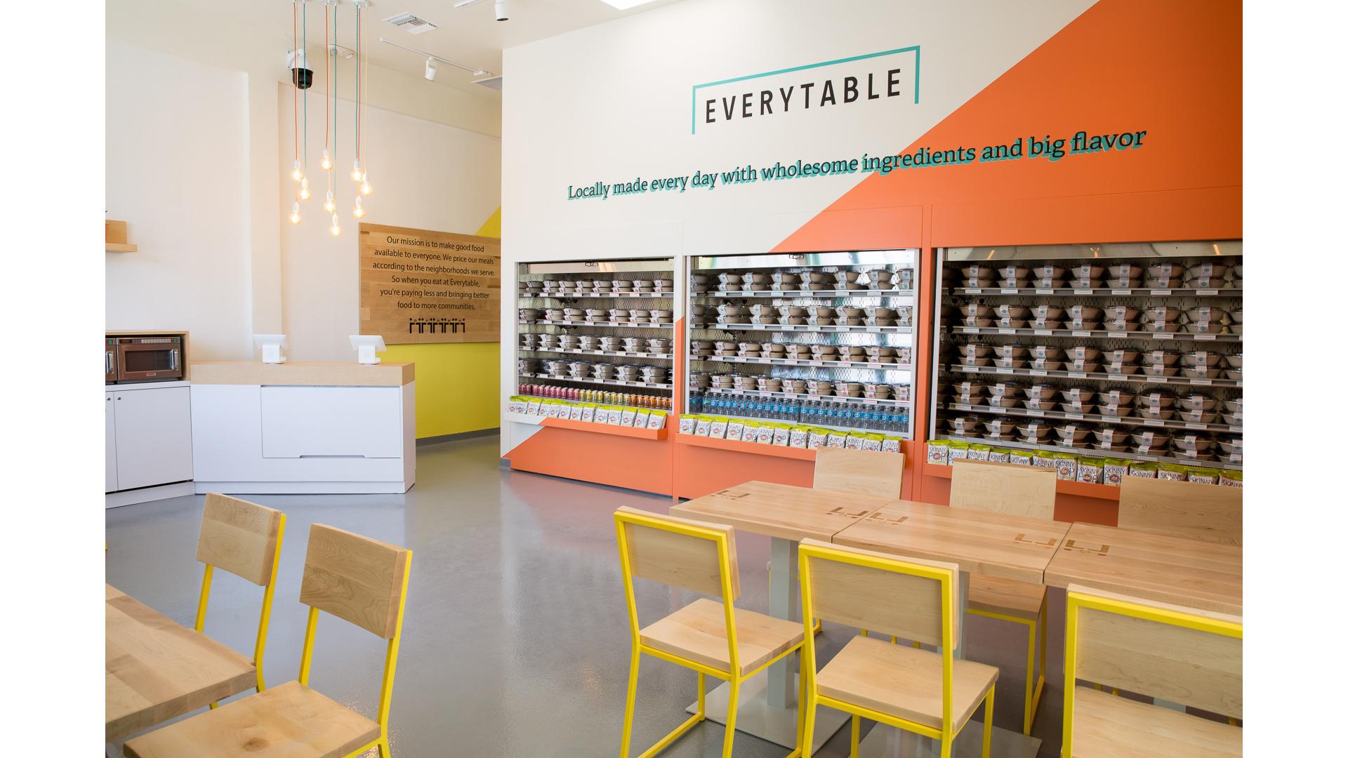 Everytable Hoover interior healthy fast food in Los Angeles California