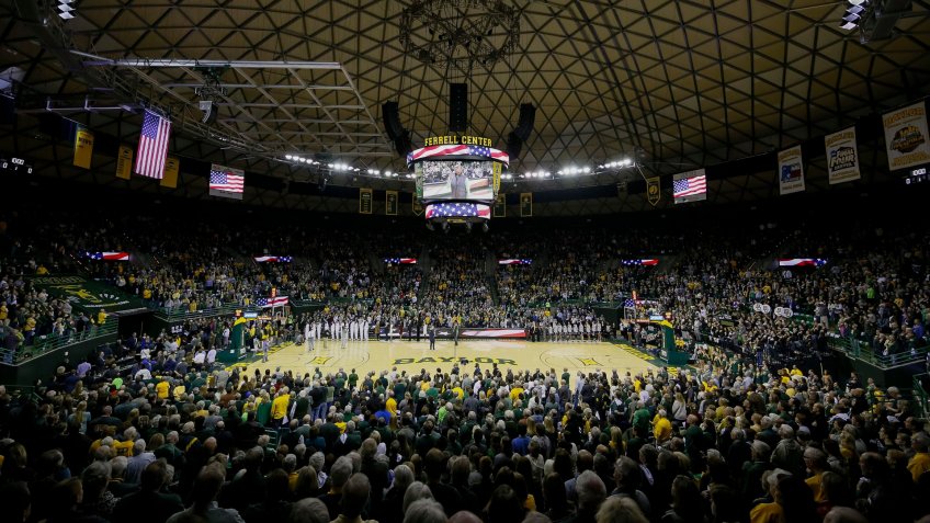 Ferrell Center Texas NCAA basketball