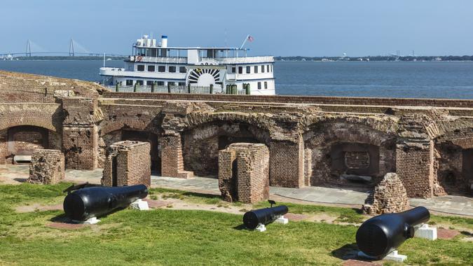 Fort Sumter in Charleston South Carolina