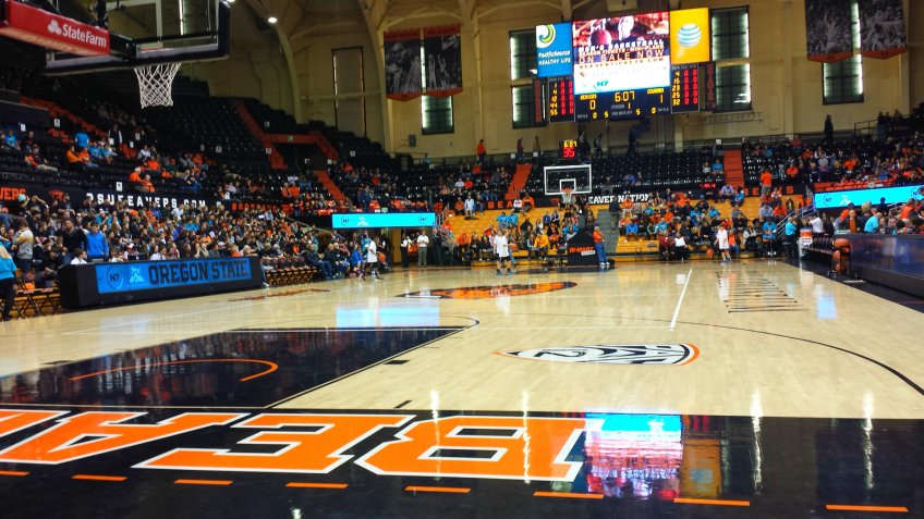 Gill Coliseum Oregon NCAA basketball