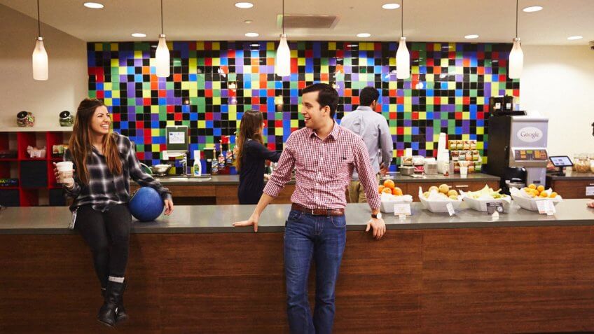 Google employee workspace high paying jobs