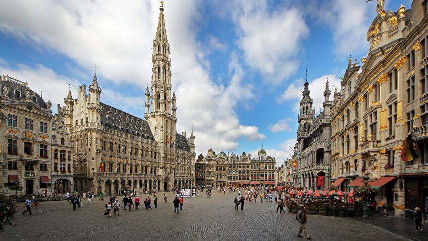 Grand Palace in Brussels Belgium
